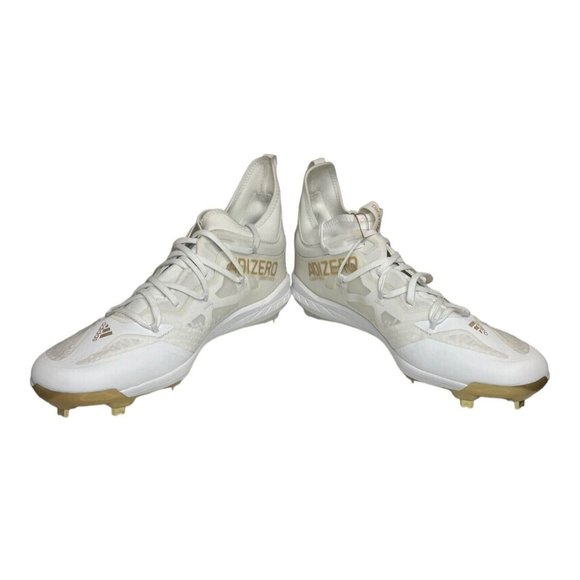 Adidas ADIZERO AFTERBURNER Baseball Metal Gold White Cleats Men's Size 14 GZ4581 - Picture 5 of 7